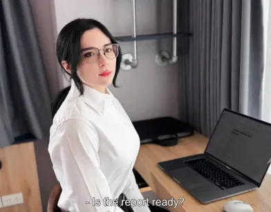 Дрочишь на работе? Секс с боссом и сексуальной русской секретаршей